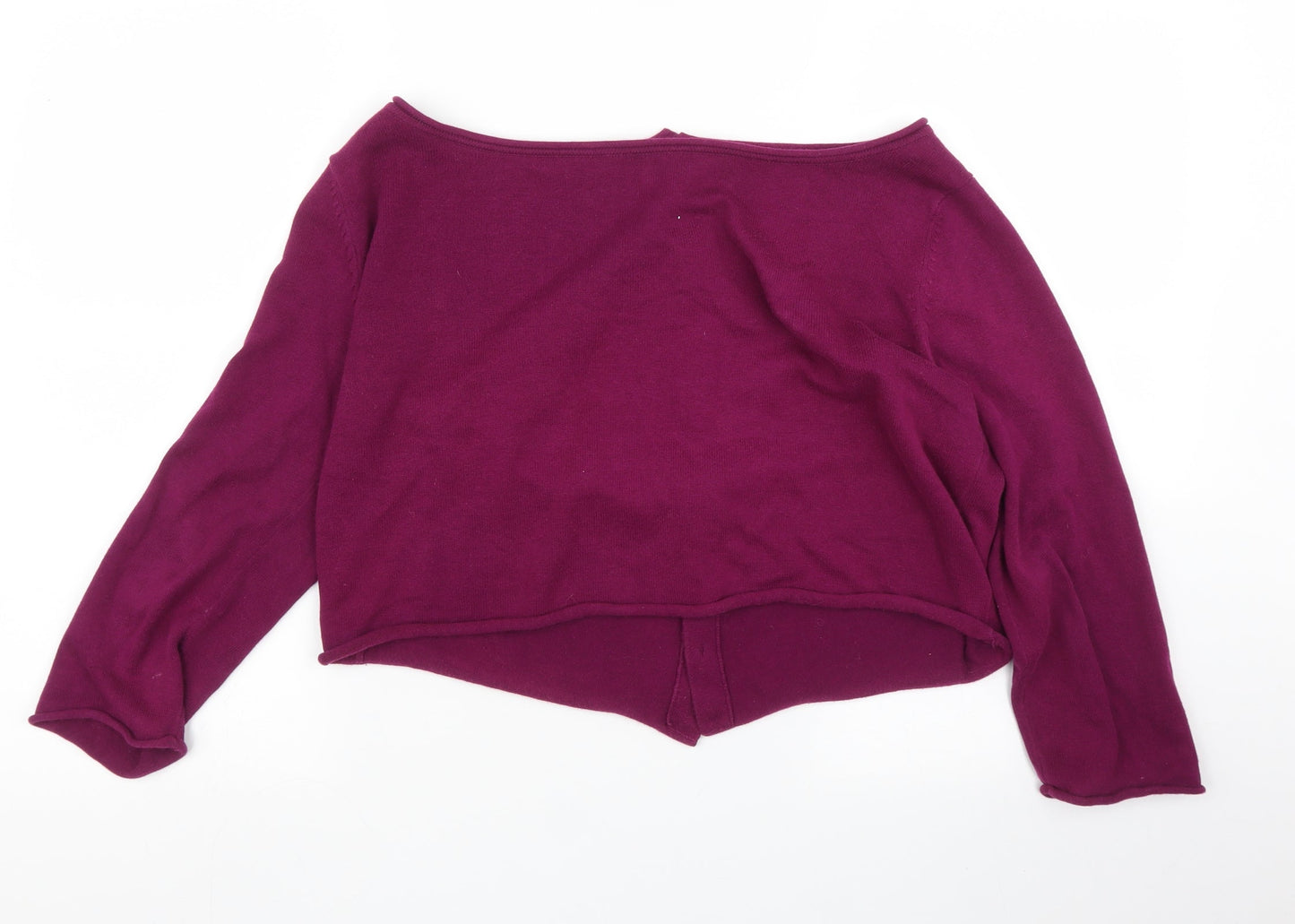 Preworn Womens Purple   Cardigan Jumper Size M