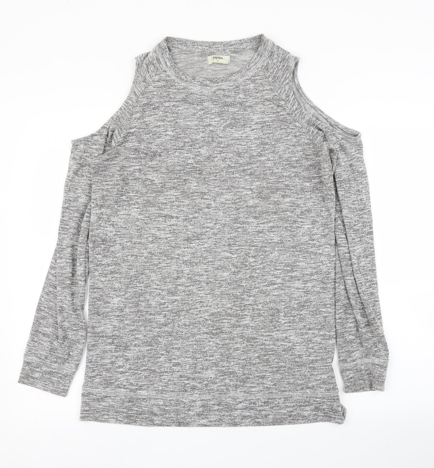 Papaya Womens Grey   Pullover Jumper Size 12