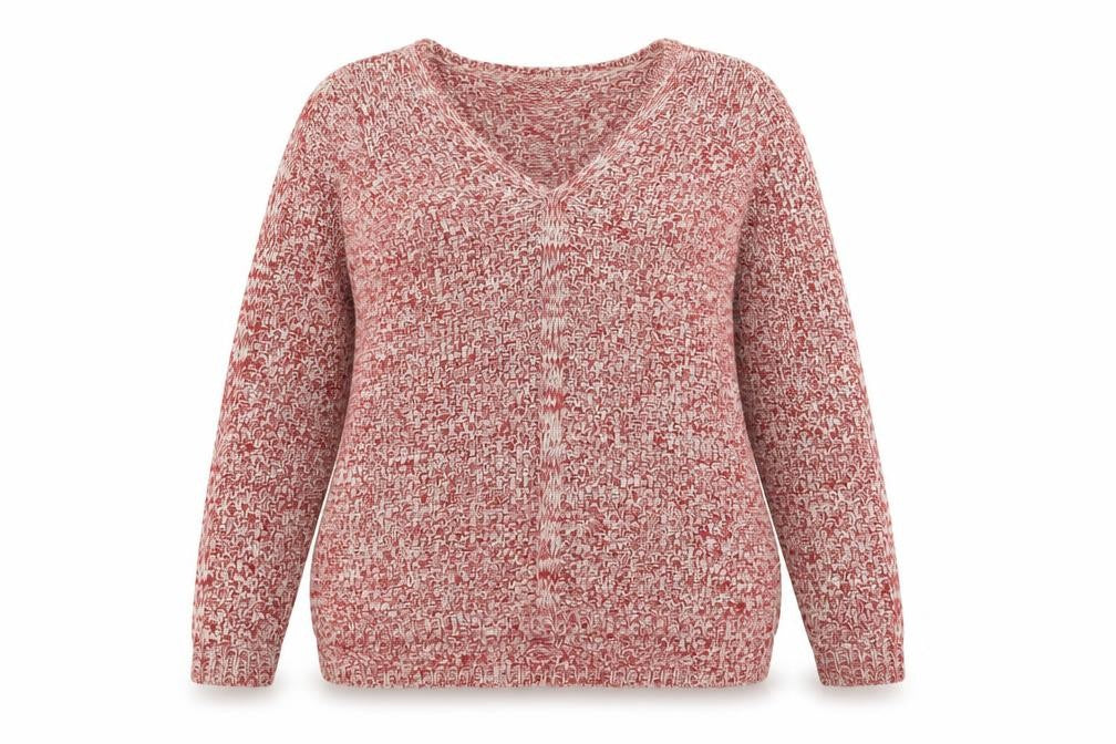 M&Co Womens Red   Pullover Jumper Size 12