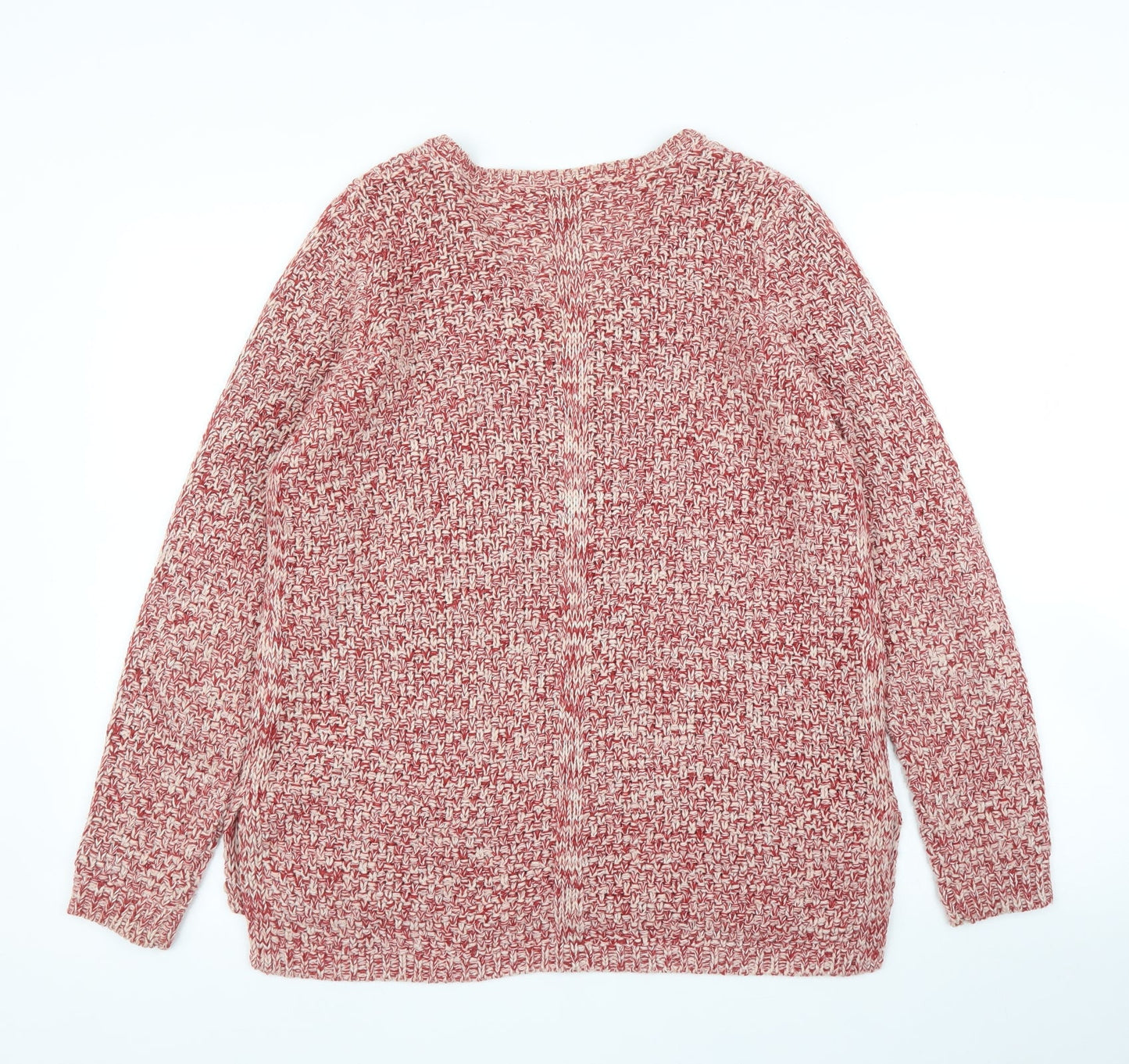 M&Co Womens Red   Pullover Jumper Size 12