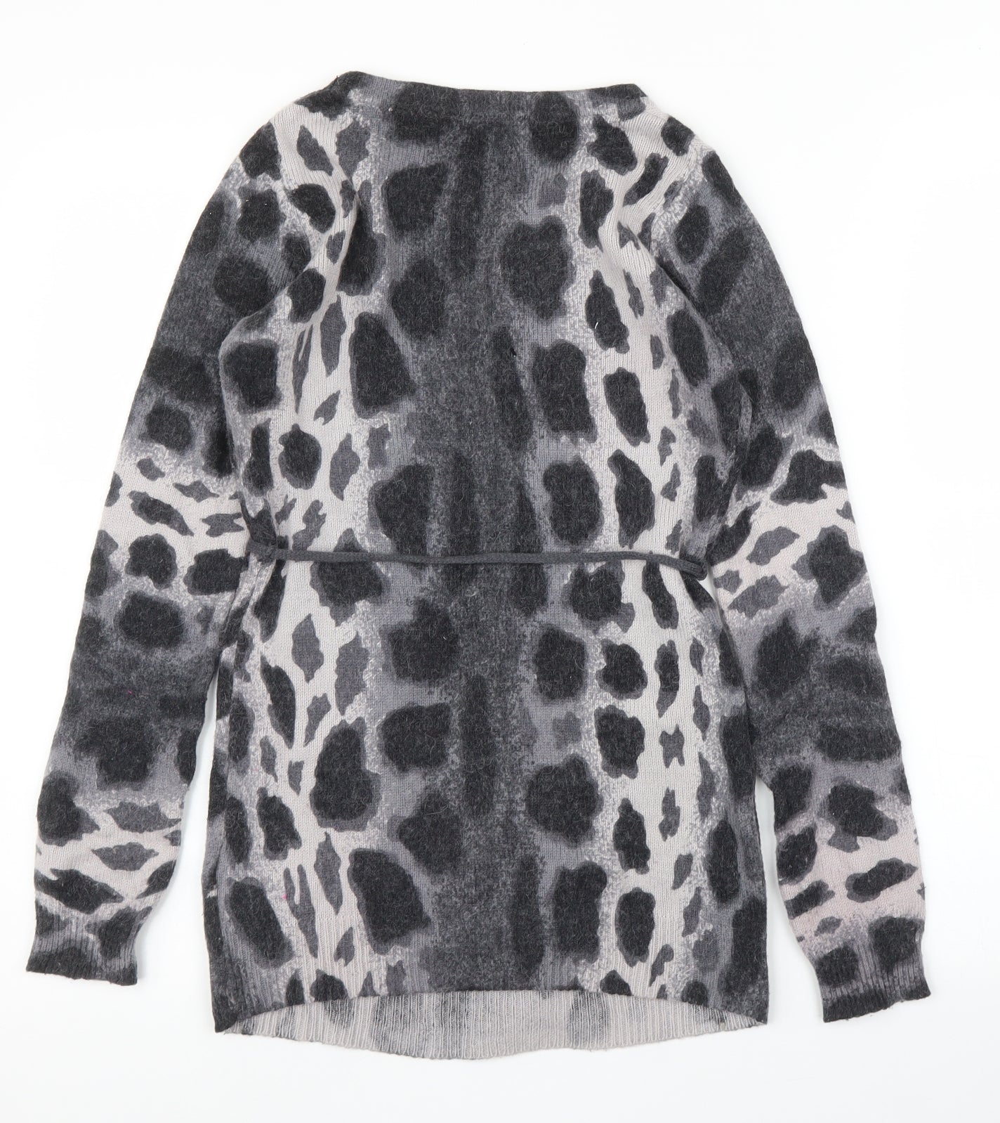 H&M Womens Grey Animal Print  Pullover Jumper Size XS  - Giraffe print