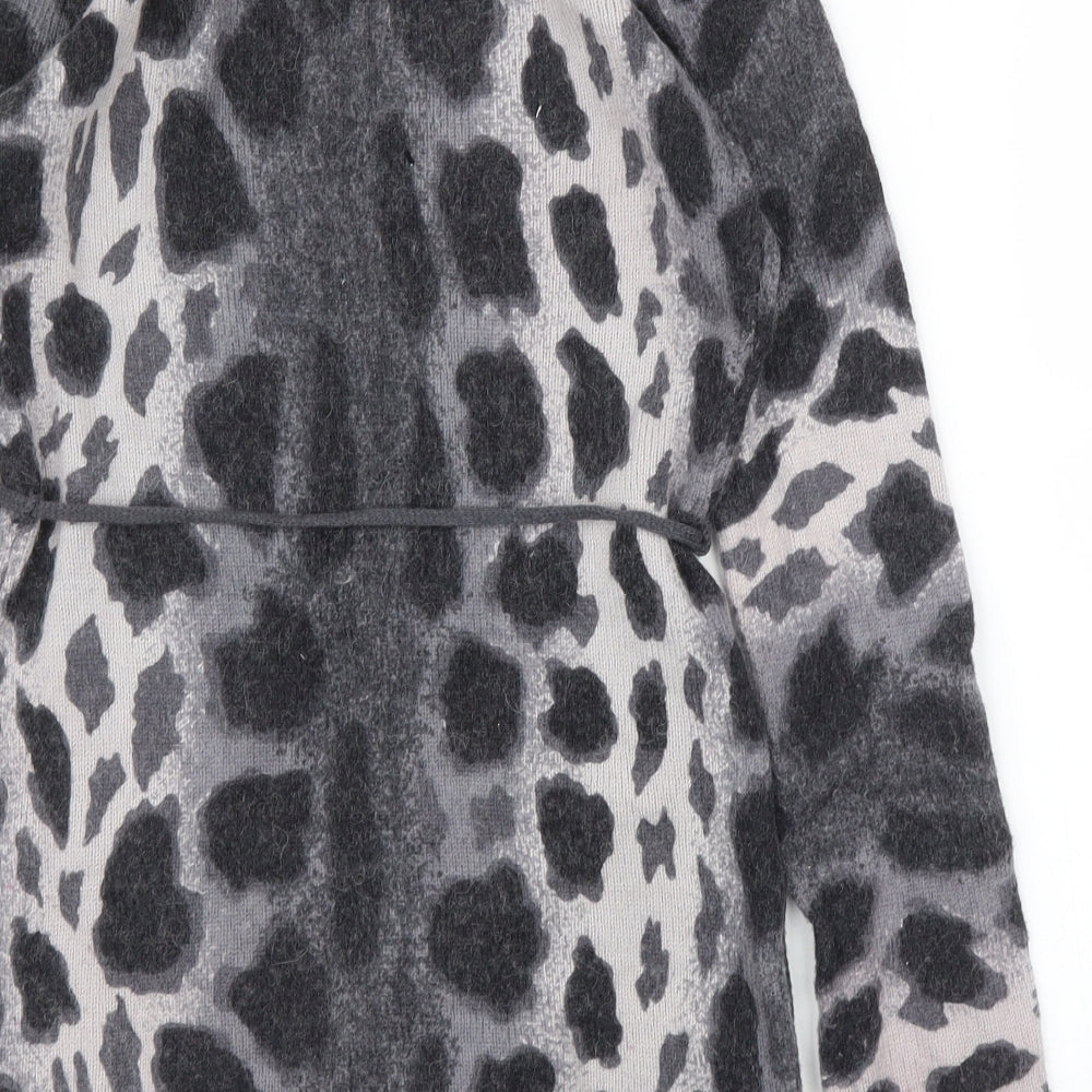 H&M Womens Grey Animal Print  Pullover Jumper Size XS  - Giraffe print