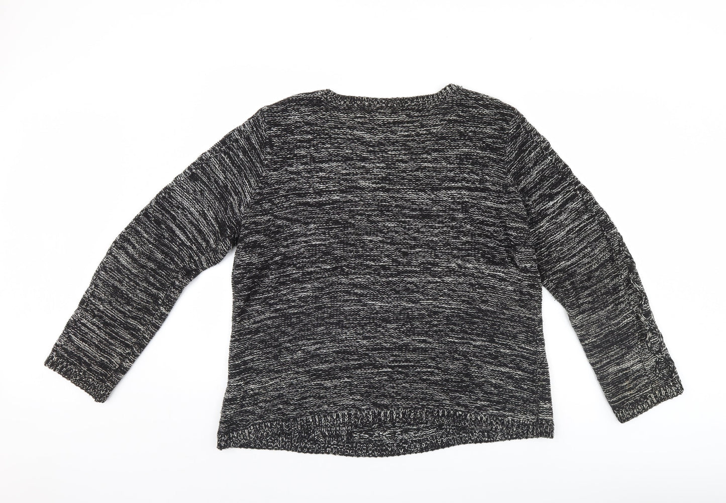 H&M Womens Black   Pullover Jumper Size L