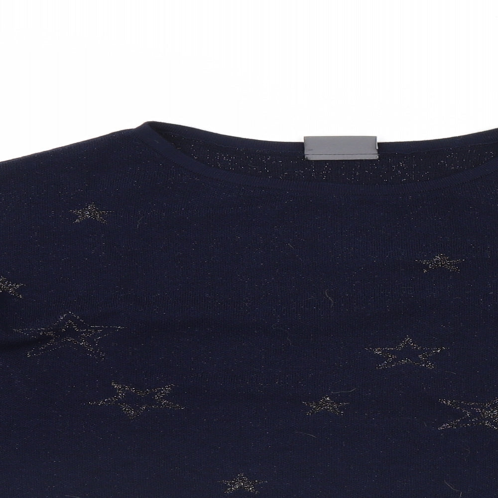 Yessica Womens Blue   Pullover Jumper Size M