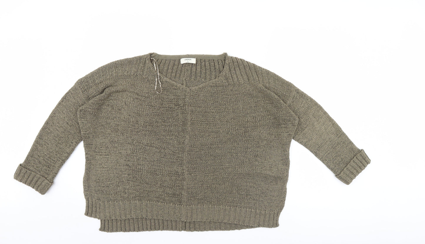 Matalan Womens Green   Pullover Jumper Size M