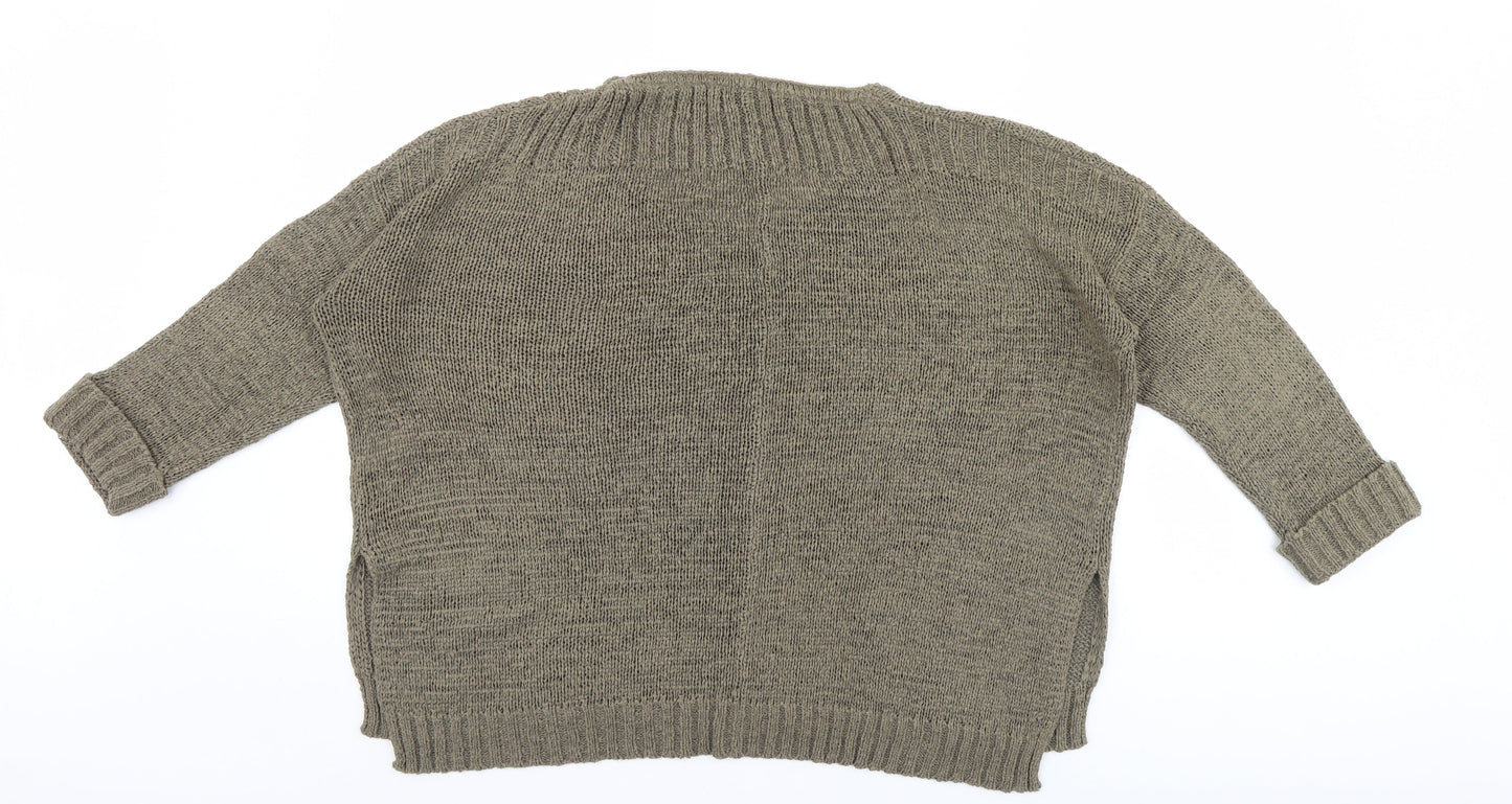 Matalan Womens Green   Pullover Jumper Size M