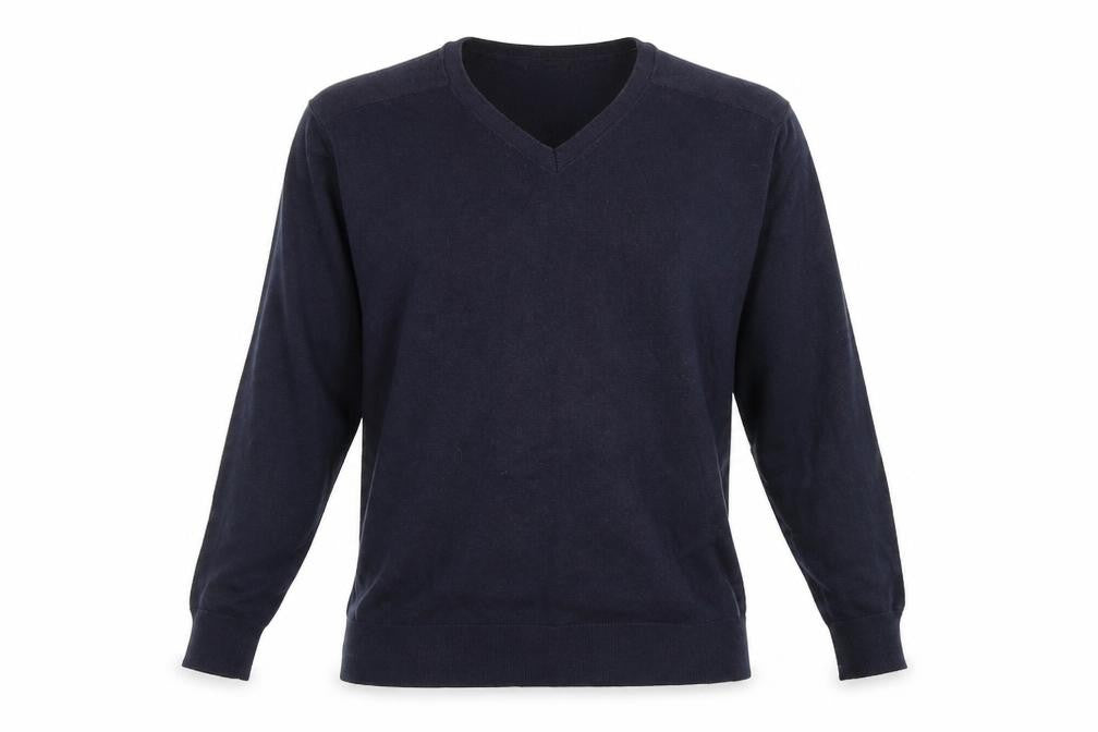 Marks and Spencer Mens Blue   Henley Jumper Size L