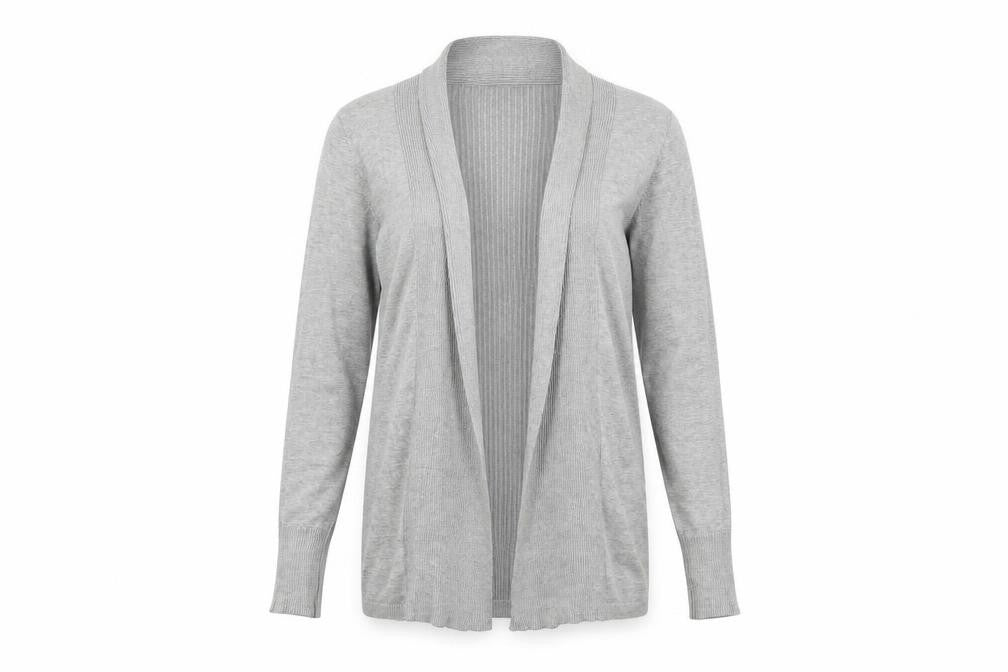 M&Co Womens Grey   Cardigan Jumper Size 10