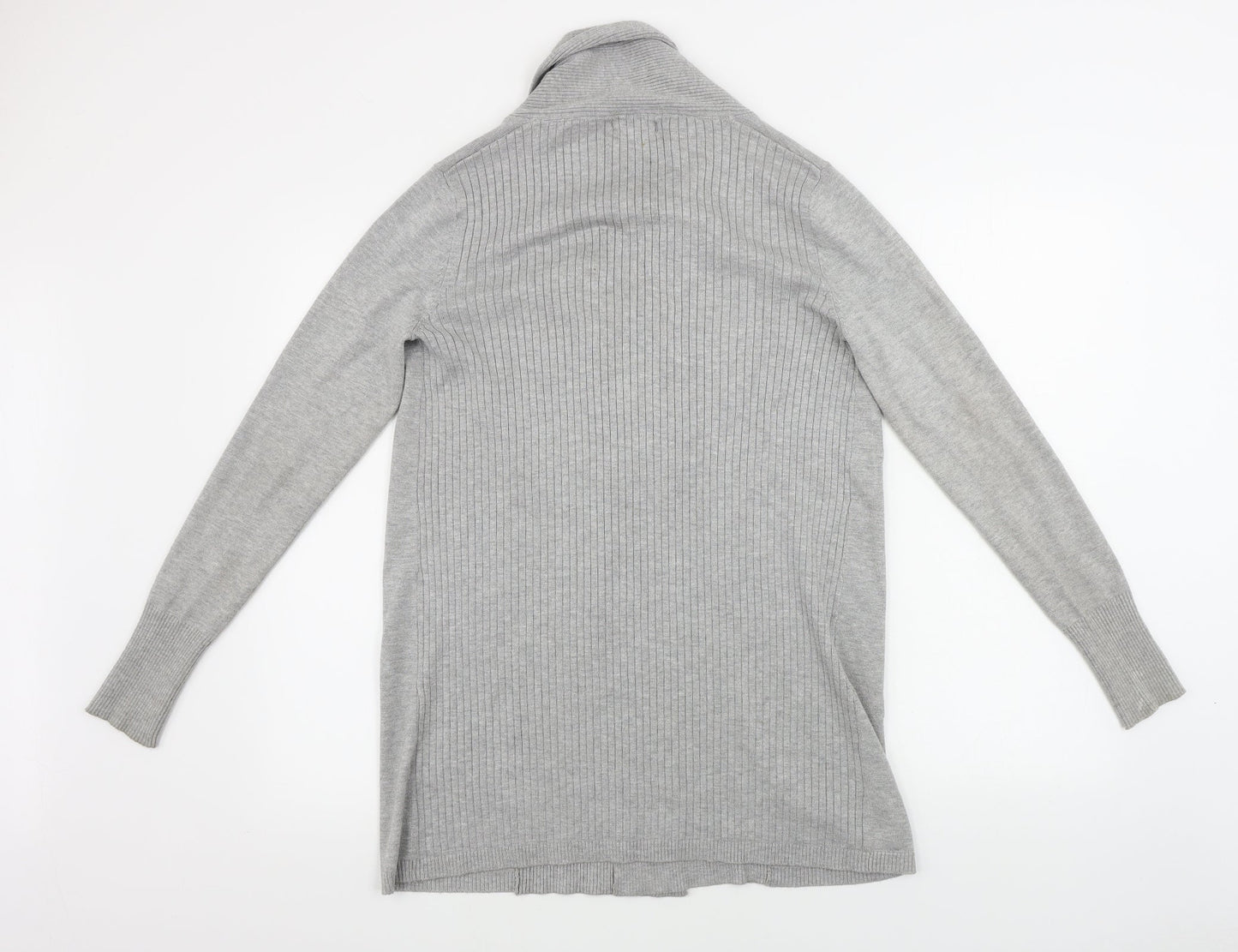 M&Co Womens Grey   Cardigan Jumper Size 10