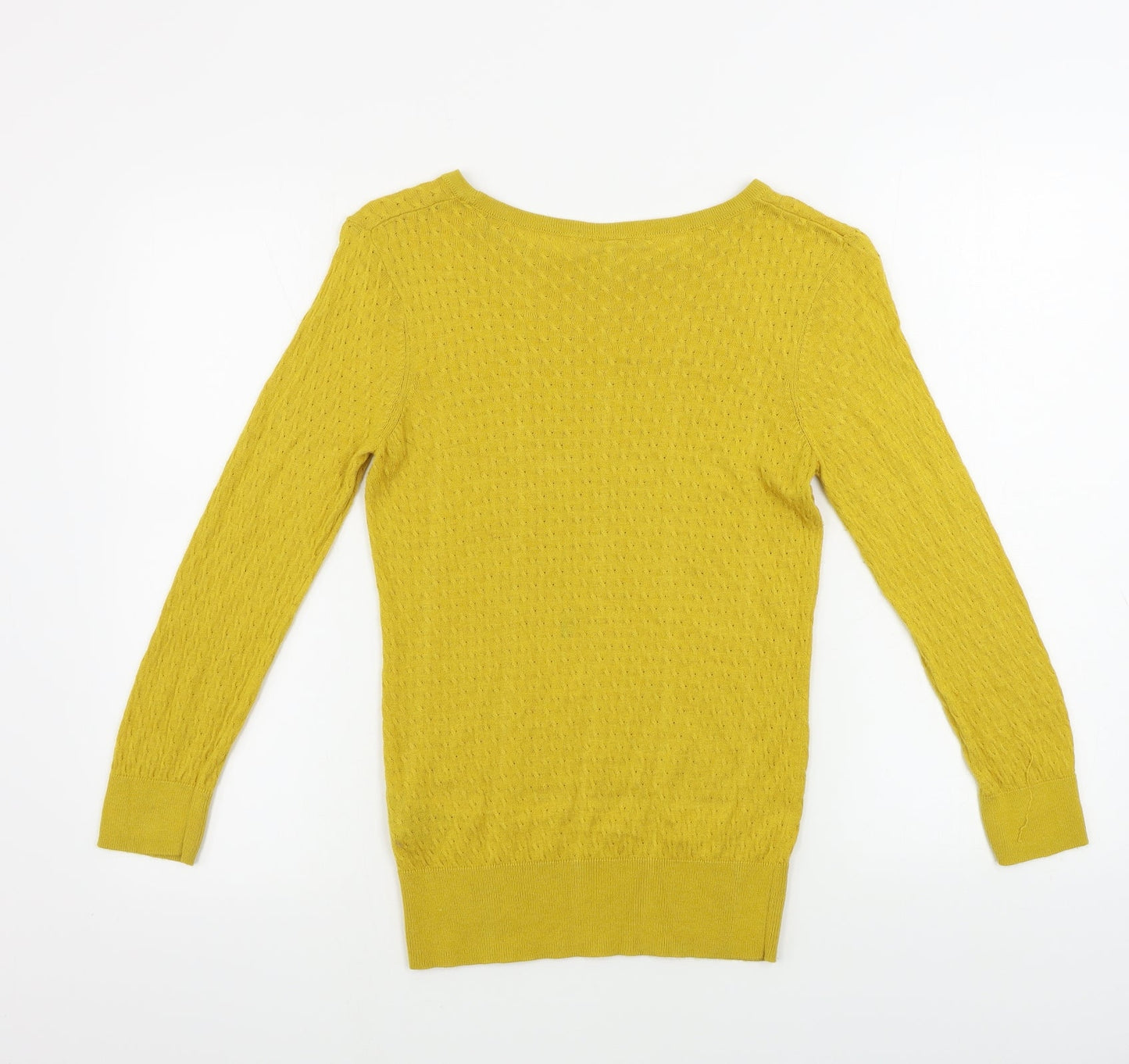 H&M  Womens Yellow   Pullover Jumper Size S