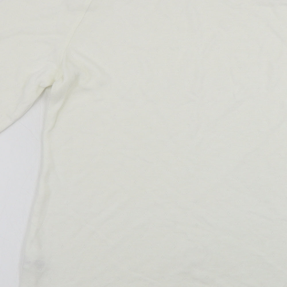 Marks and Spencer  Womens Ivory   Pullover Jumper Size 14