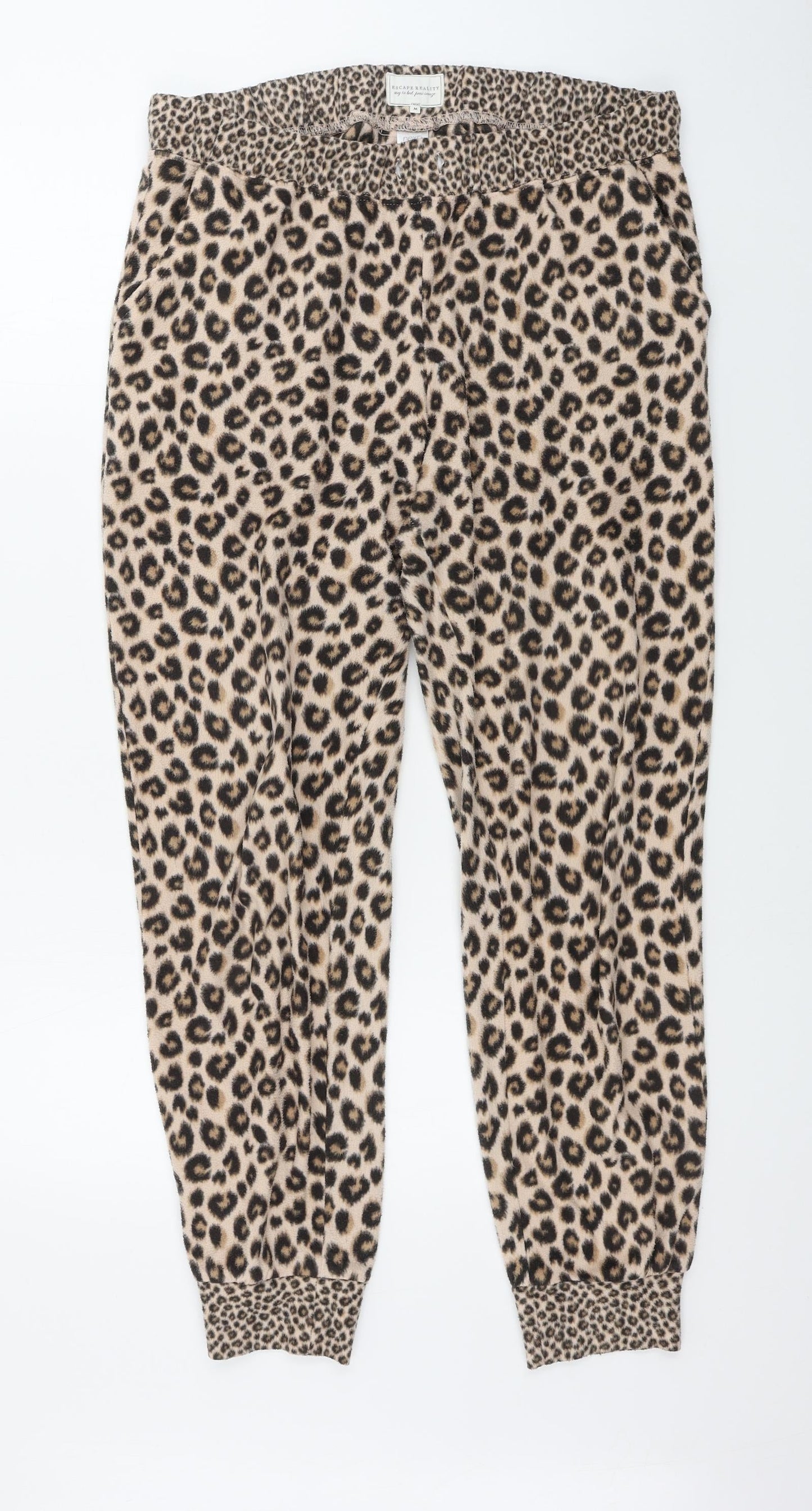 NEXT  Womens Beige Animal Print   Pyjama Pants Size M