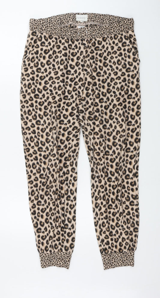 NEXT  Womens Beige Animal Print   Pyjama Pants Size M
