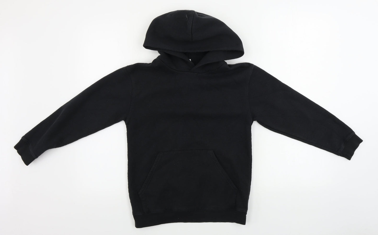 Fruit of the Loom  Boys Black   Pullover Hoodie Size 9-10 Years