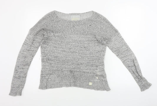 Superdy  Womens Grey   Pullover Jumper Size S