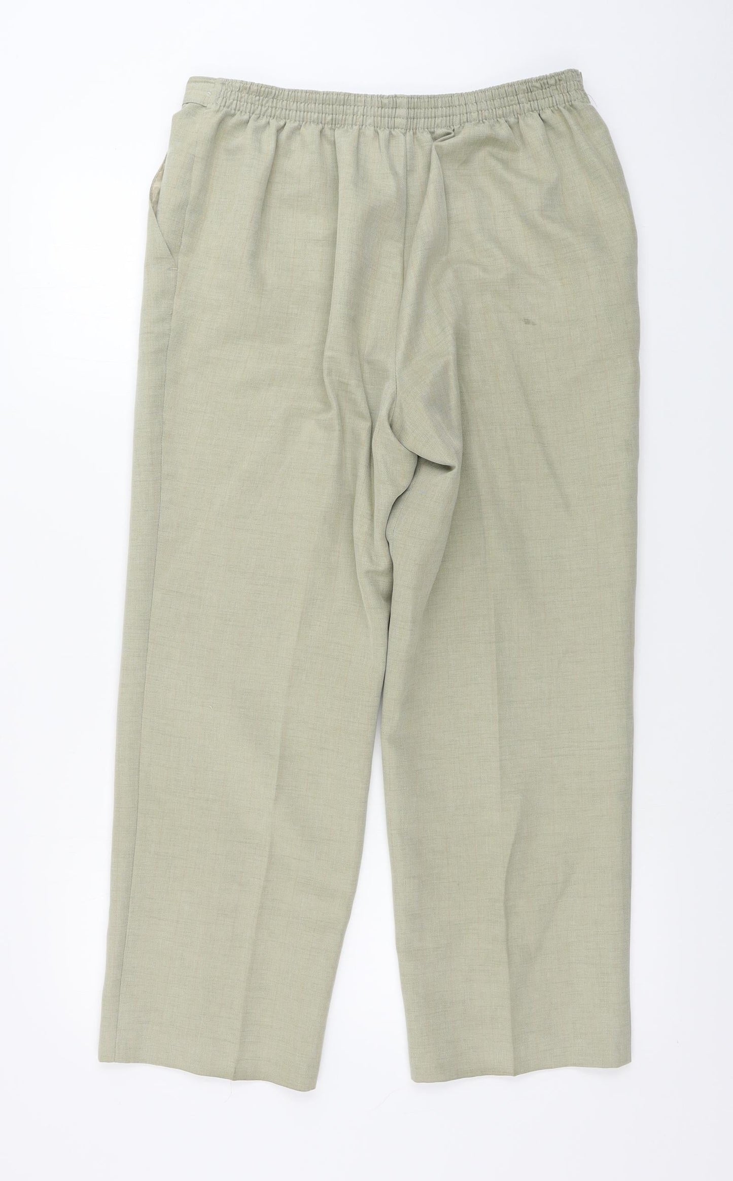 Marks and Spencer  Womens Beige   Trousers  Size 14 L24 in