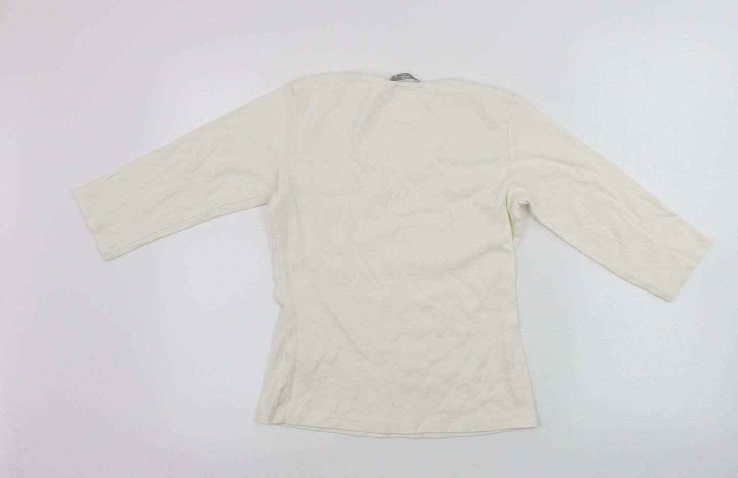M&Co Womens Ivory   Pullover Jumper Size XS