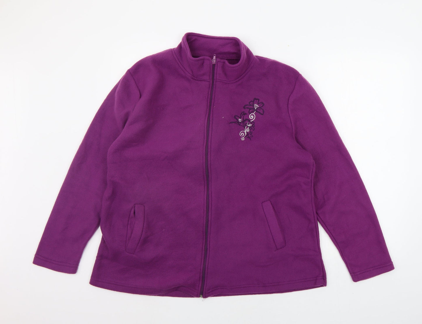 Anne De Lancay  Womens Purple   Kimono Coat Size L