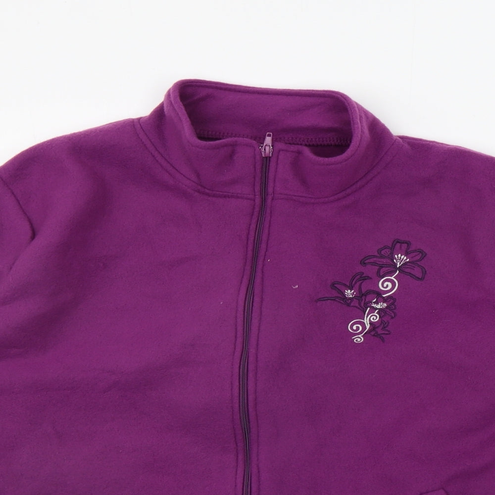 Anne De Lancay  Womens Purple   Kimono Coat Size L