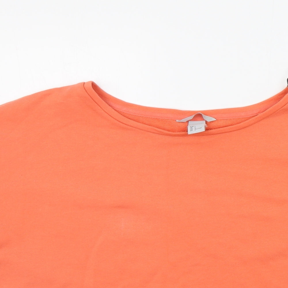 H&M Womens Orange   Pullover Jumper Size M