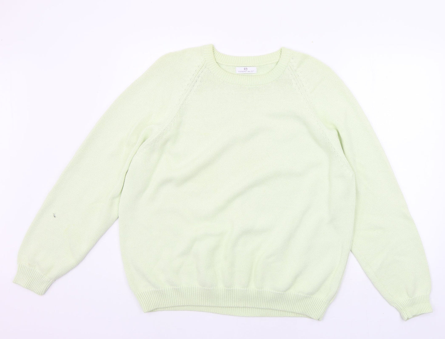 Essential  Womens Green   Pullover Jumper Size 18