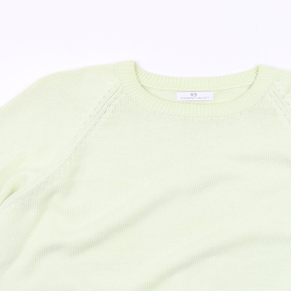 Essential  Womens Green   Pullover Jumper Size 18