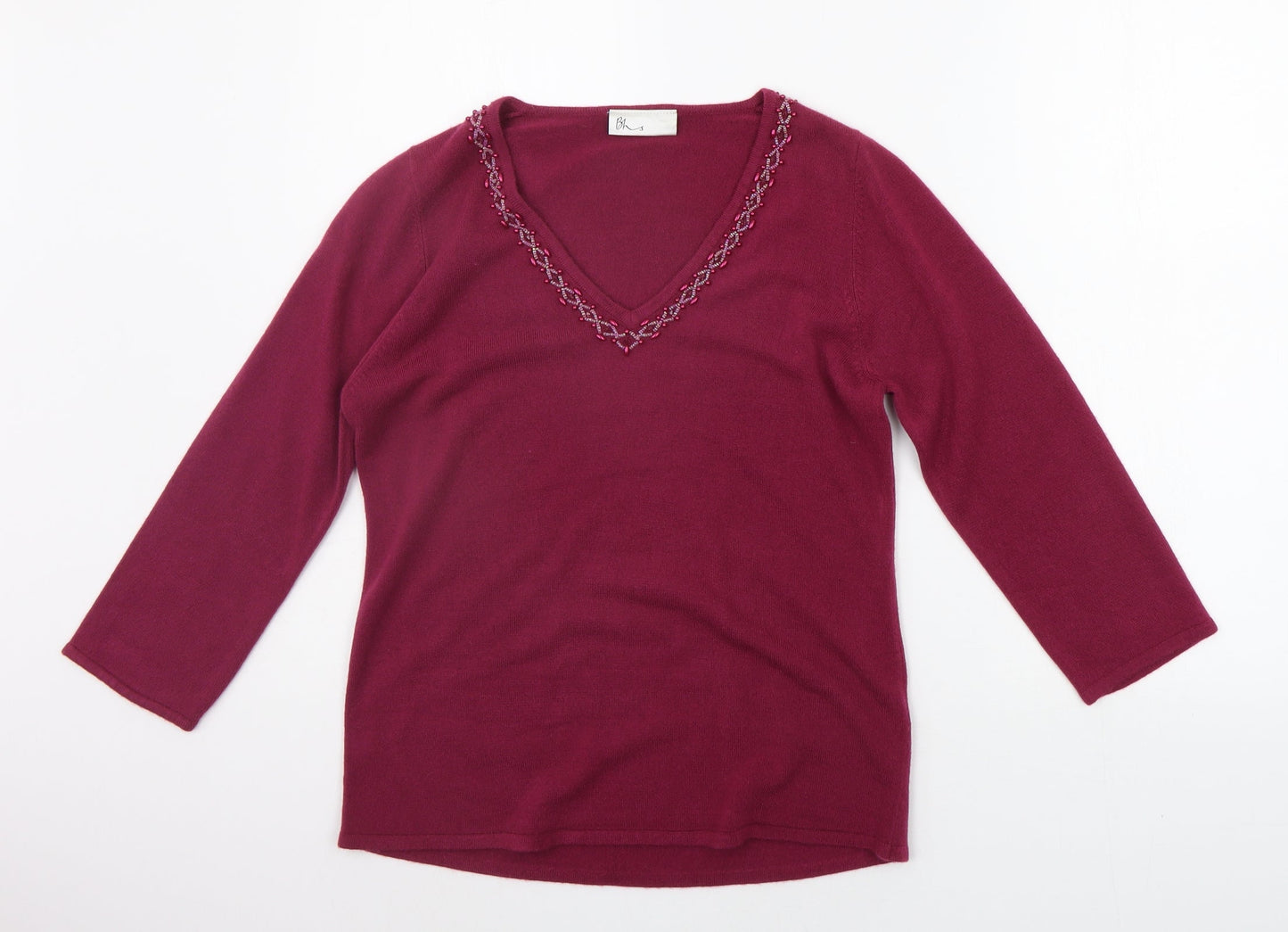 BHS Womens Purple   Pullover Jumper Size 10