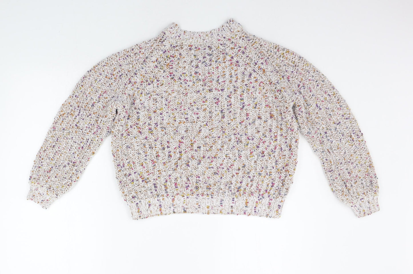 Marks and Spencer Womens Beige   Pullover Jumper Size S