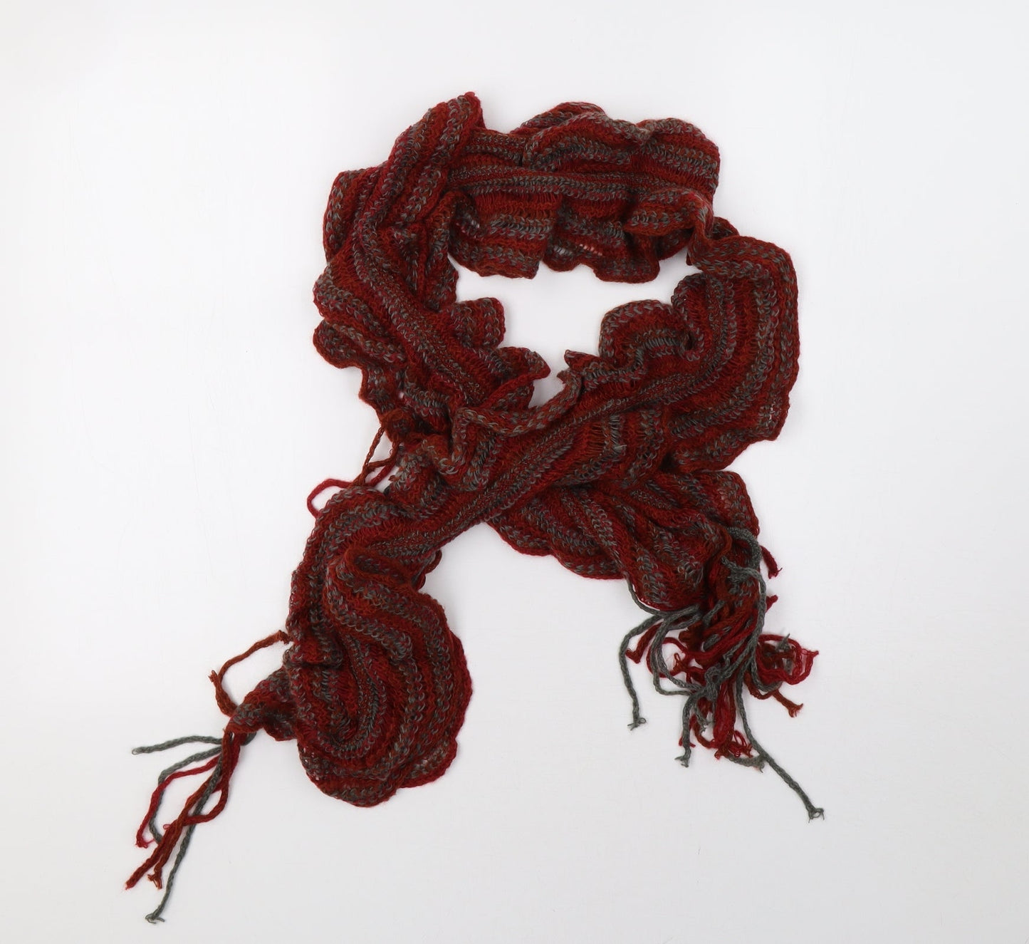 Intrigue Womens Red  Knit  Scarf