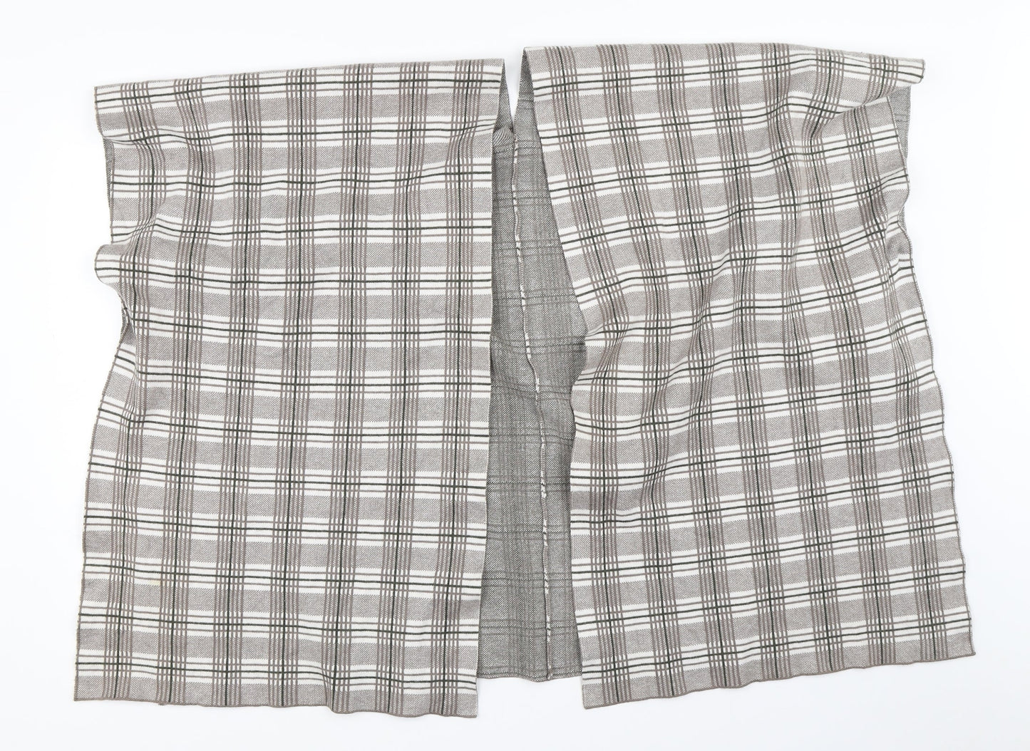 Preworn Womens Beige Check  Cape Jumper One Size