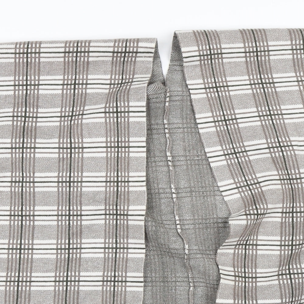 Preworn Womens Beige Check  Cape Jumper One Size