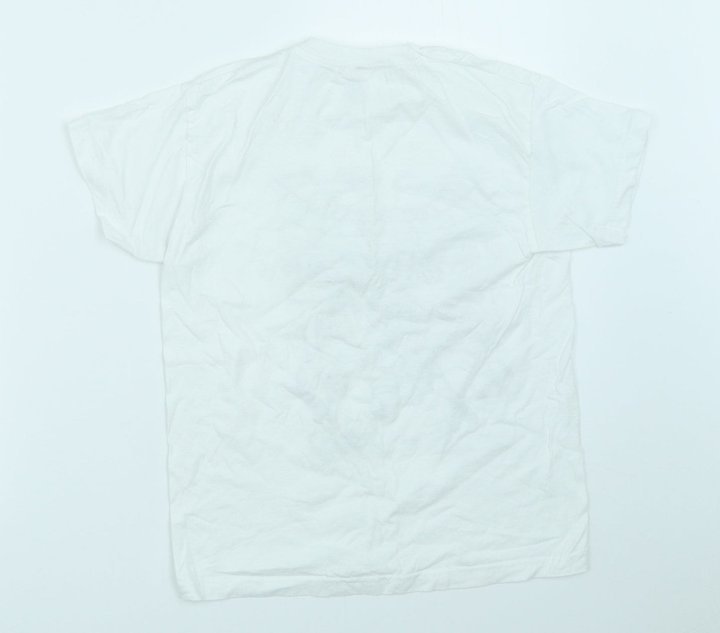 Fruit of the Loom Boys White   Basic T-Shirt Size 7-8 Years