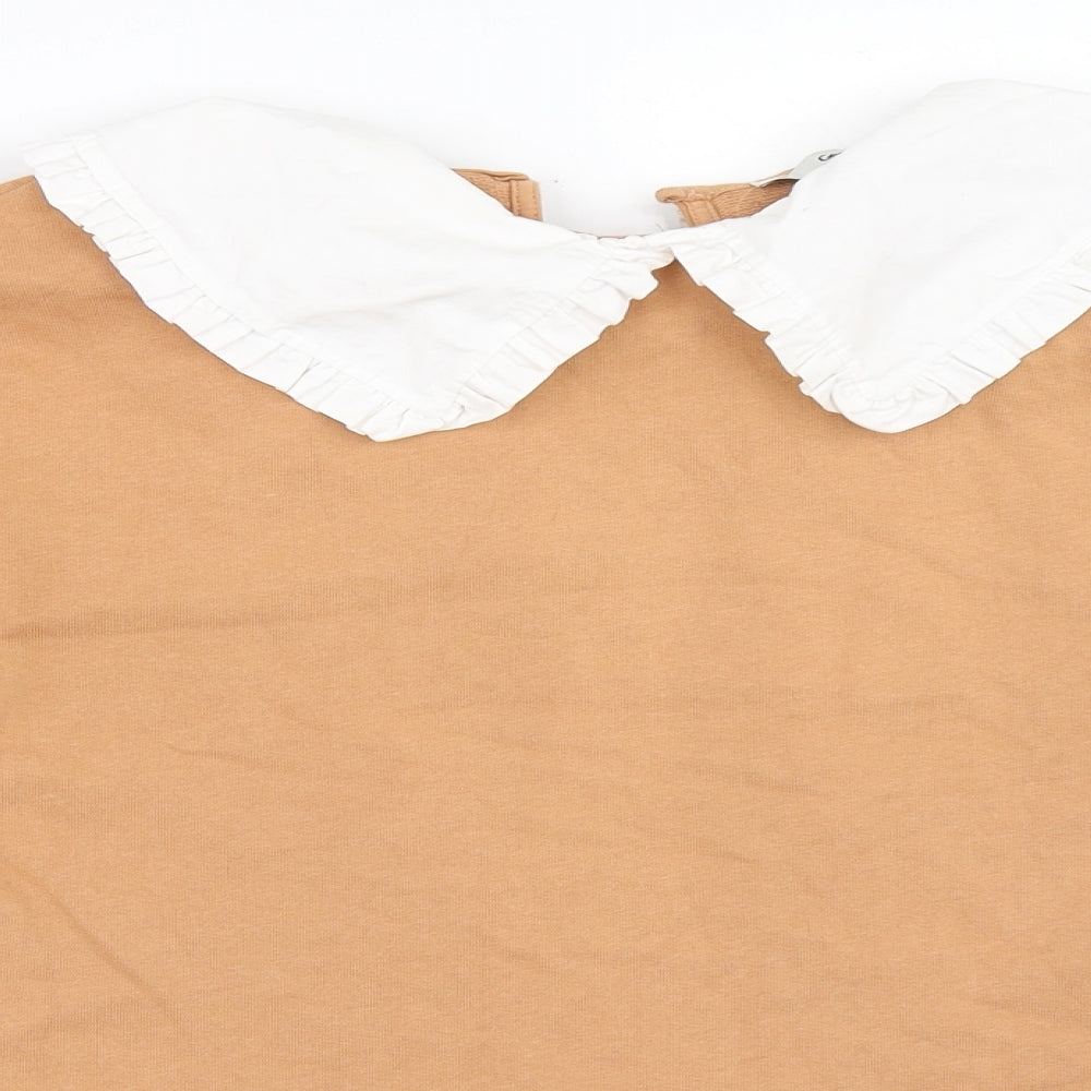 George Womens Beige   Pullover Sweatshirt Size M