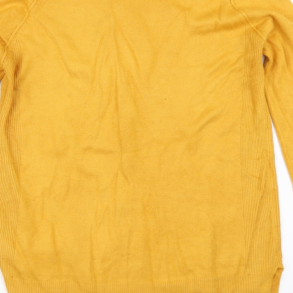Primark Womens Yellow   Pullover Jumper Size S
