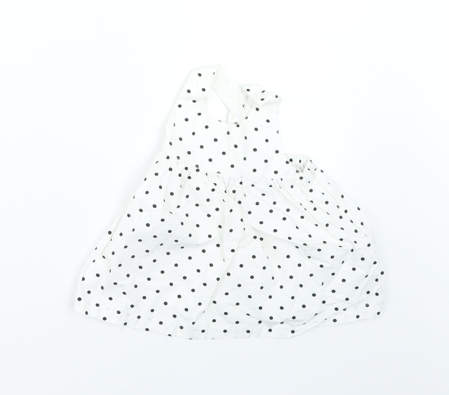 H&M Baby White Polka Dot  Fit & Flare  Size 3-6 Months