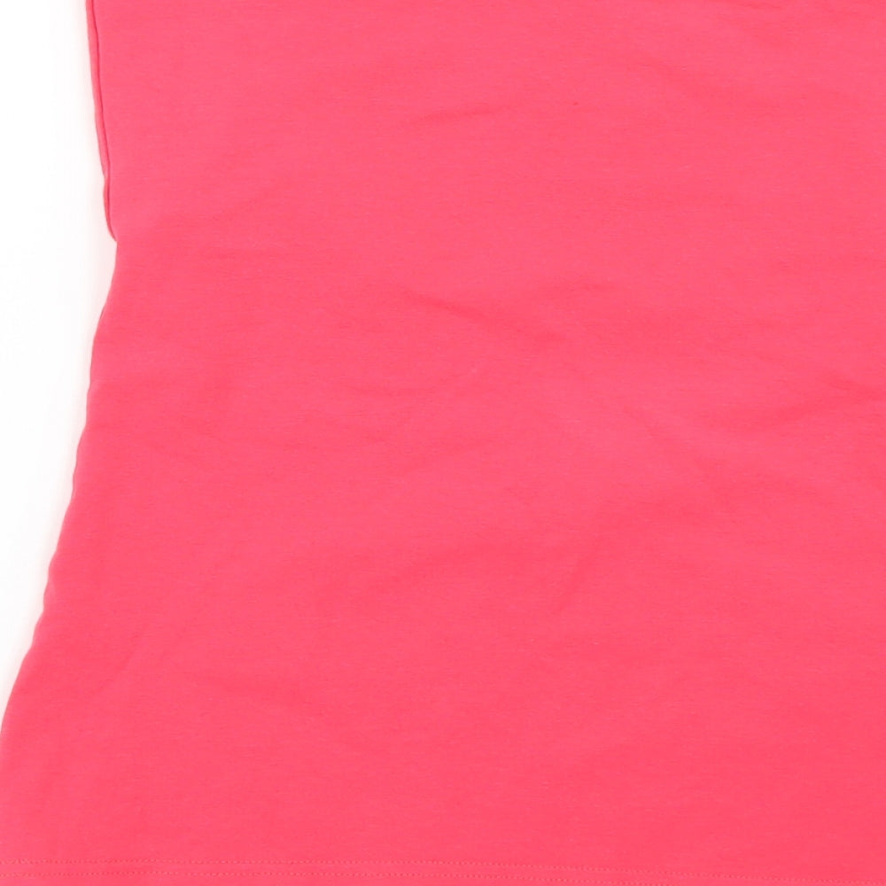 Papaya Womens Pink   Basic T-Shirt Size 12
