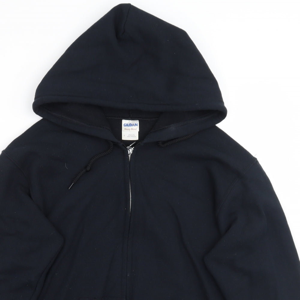 Gildan Mens Black   Jacket  Size S