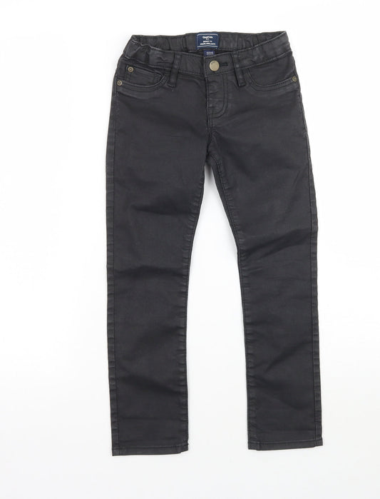 Gap Girls Black   Straight Jeans Size 6 Years