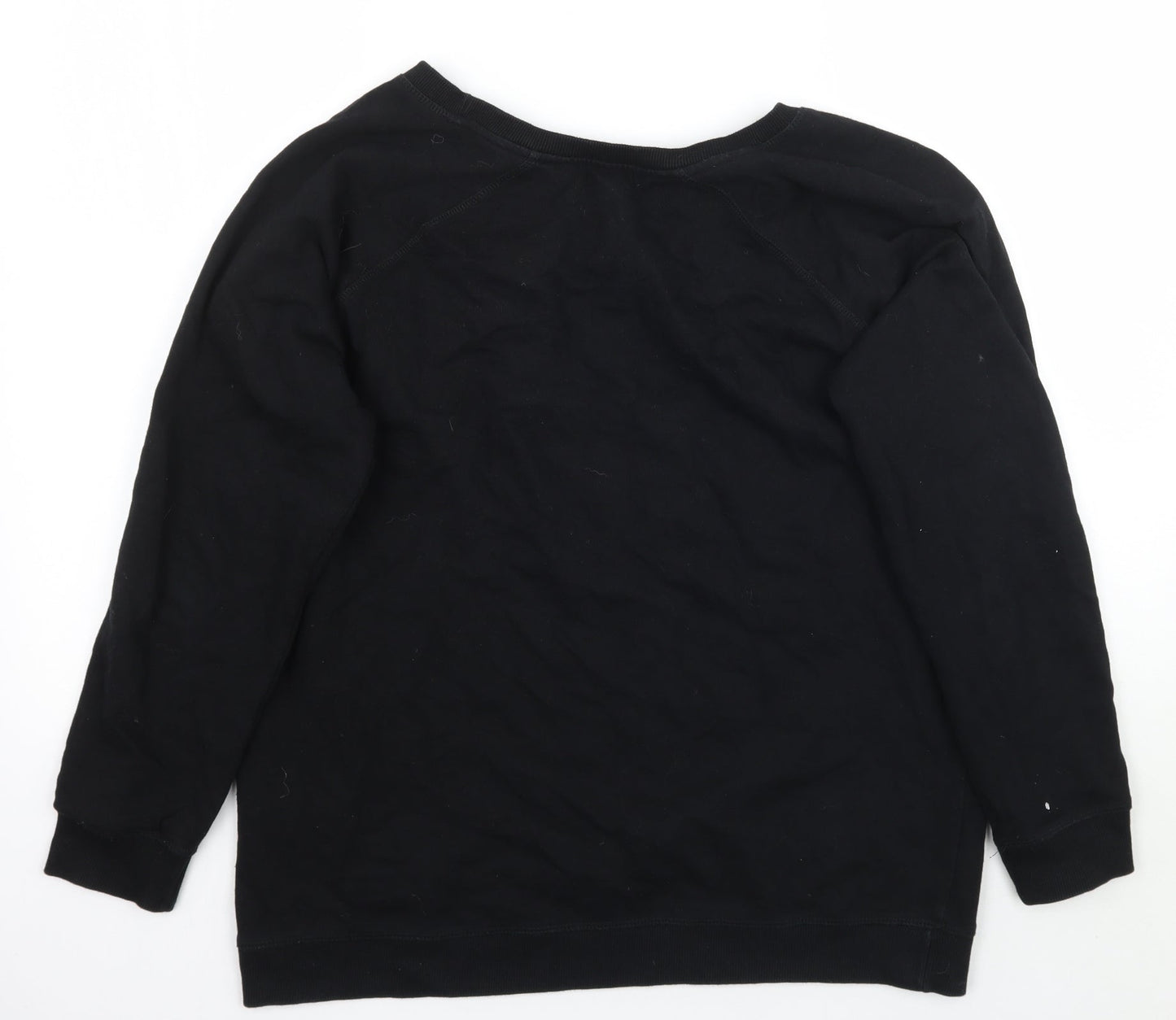 Earth Positive Womens Black   Pullover Jumper Size XL