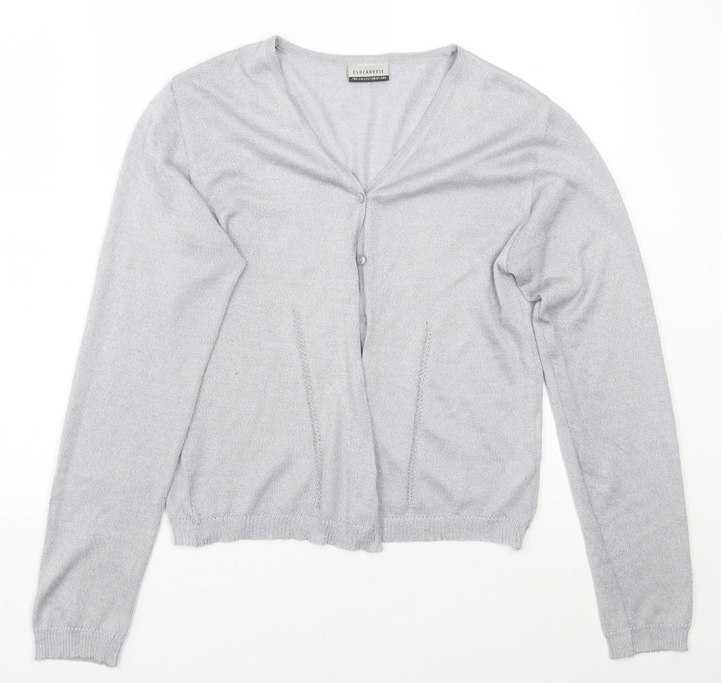 Clockhouse Womens Grey   Cardigan Jumper Size 12