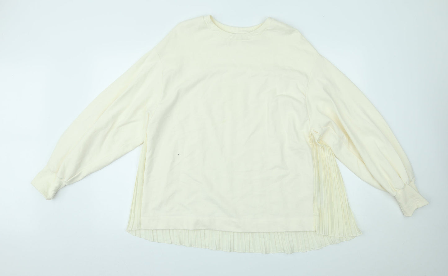 Zara Womens Ivory   Pullover Jumper Size M