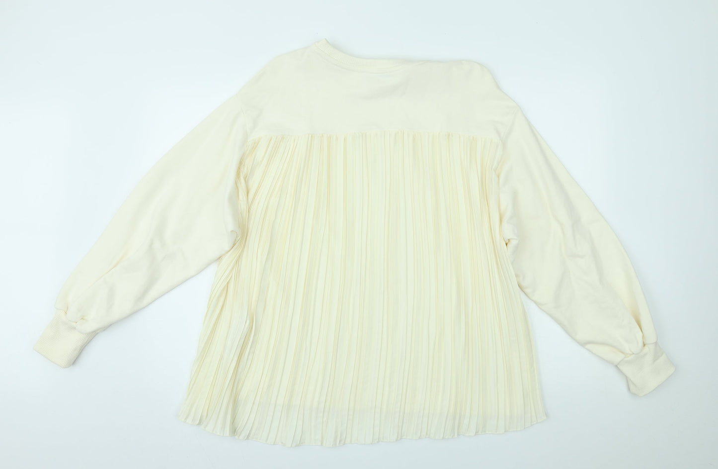 Zara Womens Ivory   Pullover Jumper Size M