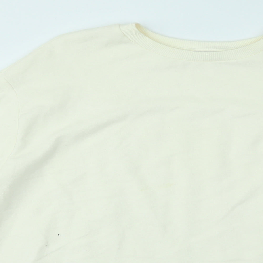 Zara Womens Ivory   Pullover Jumper Size M