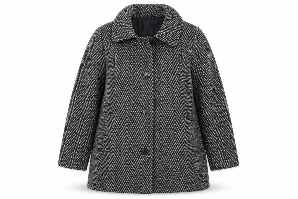 EWM Womens Grey   Overcoat Coat Size 16