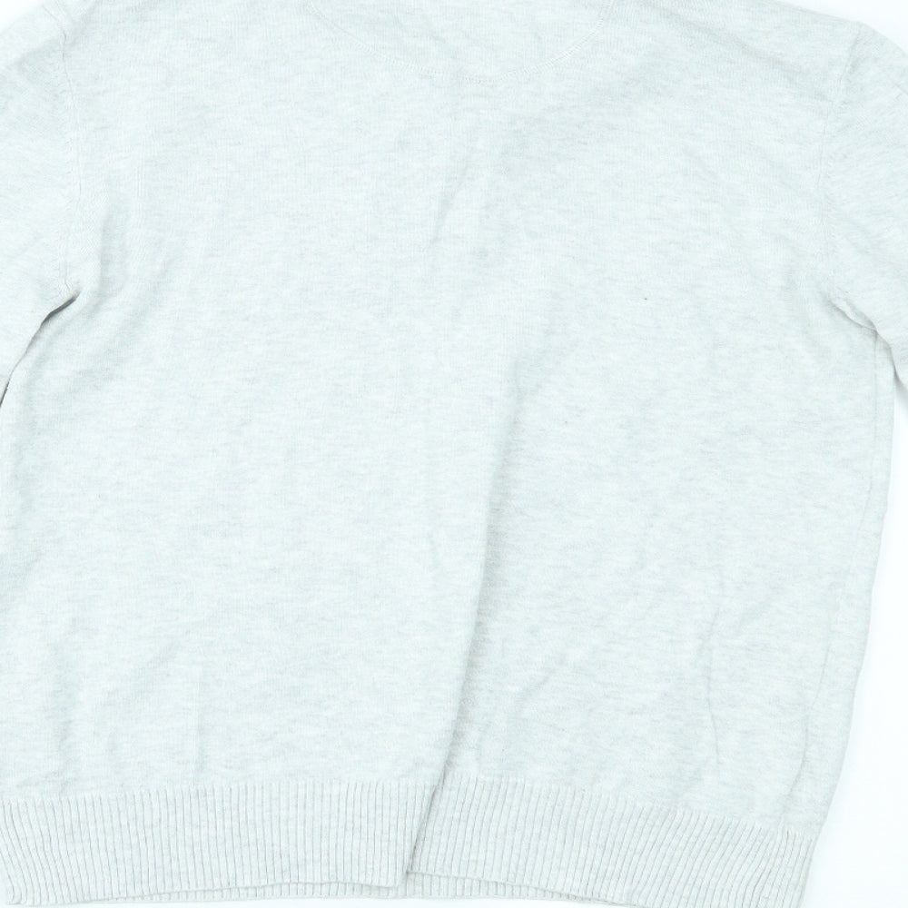 Peacocks Mens Grey   Pullover Jumper Size M