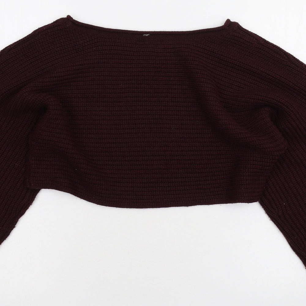 Topshop Womens Purple   Pullover Jumper Size 6
