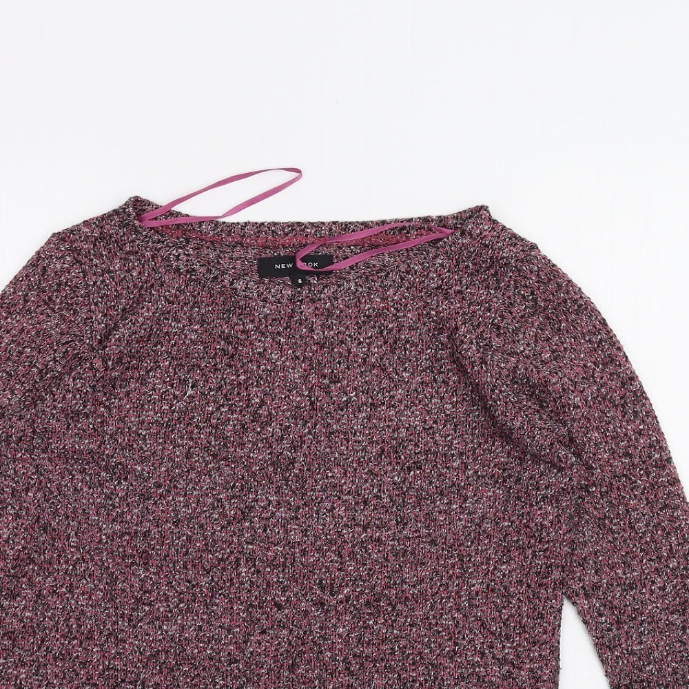 New Look Womens Red   Pullover Jumper Size 6