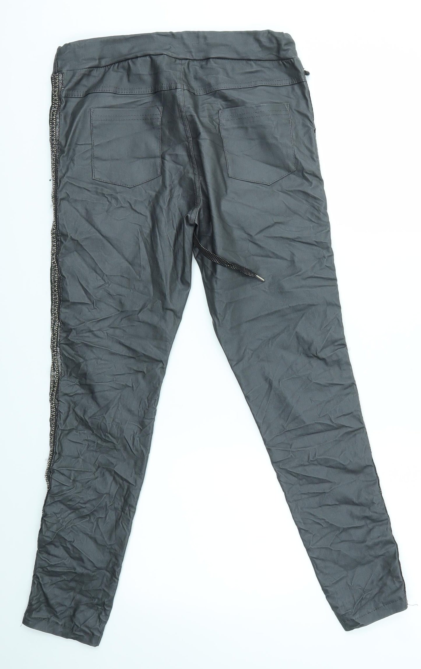 Preworn Womens Grey   Trousers  Size 8 L26 in