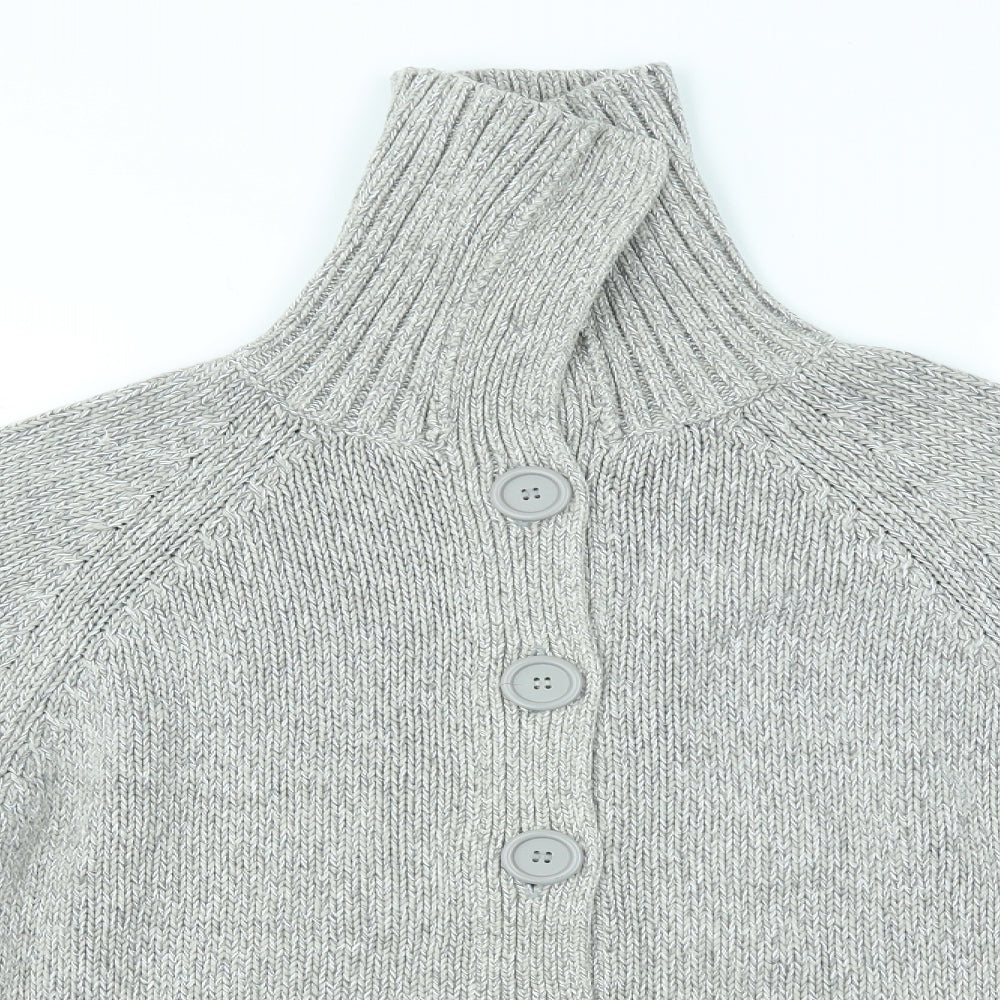 BHS Womens Grey   Cardigan Jumper Size 14