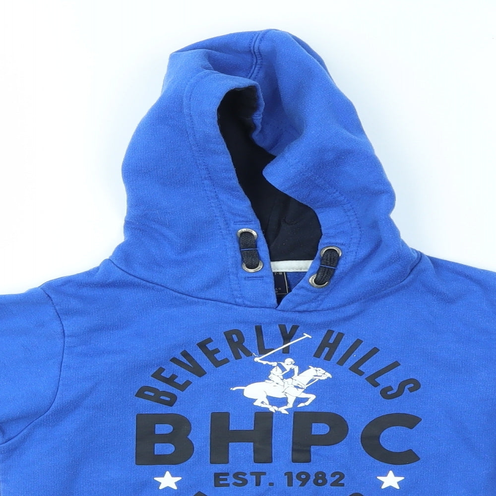 Beverly Hills Boys Blue   Pullover Hoodie Size 7-8 Years